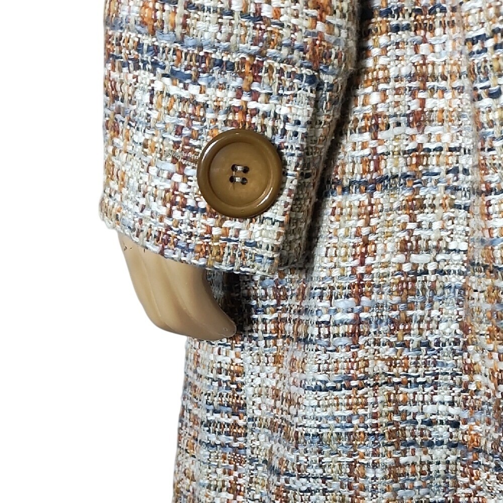 Talula Multicolor Tweed Button-Up Blazer - Picture 5 of 11
